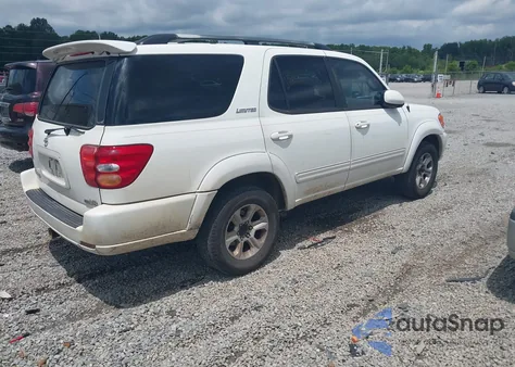 2003 Toyota Sequoia Limited V8 из США, поврежденный, VIN 5TDZT38A43S203570